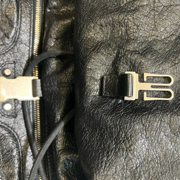 Balenciaga Black City Moto Traveller Backpack Bag - Picture 3 of 8